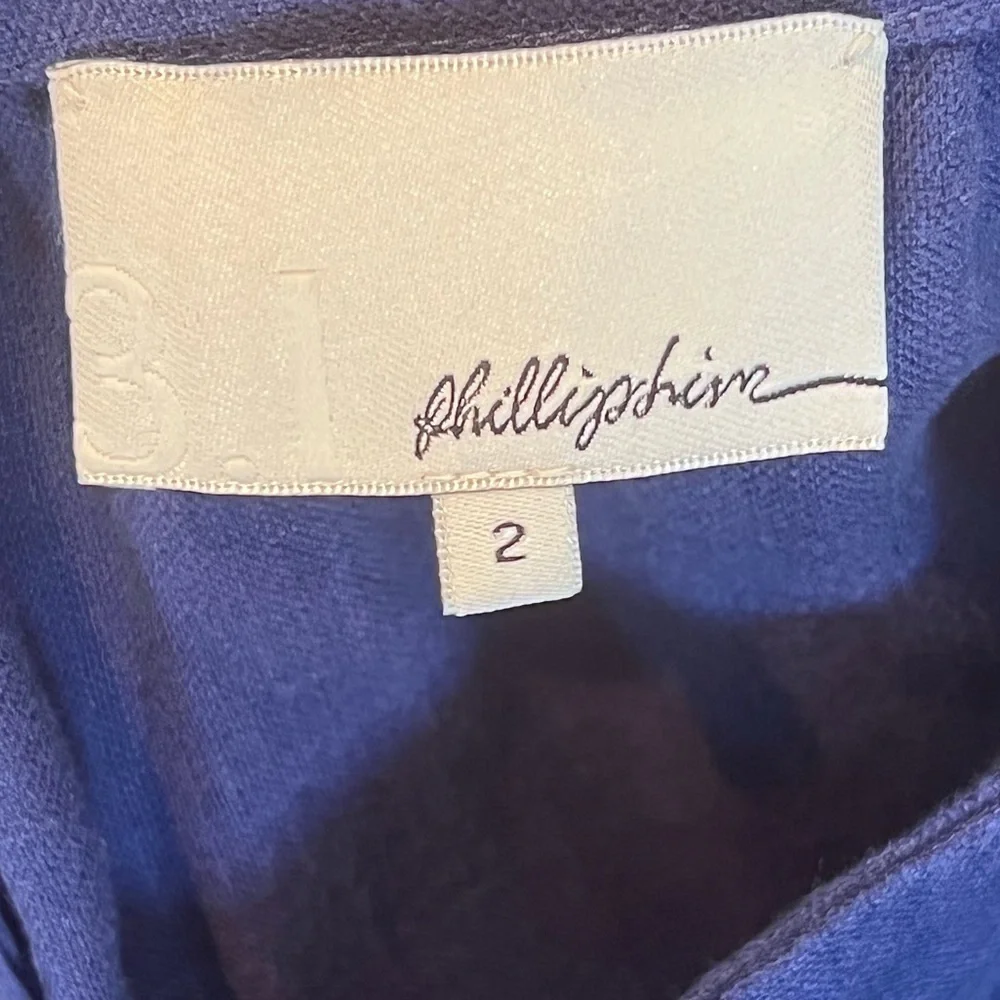 3.1 Phillip Lim Blue Linen Tulip Wrap Bow Mini Skirt High Waist l Luxury Size 2